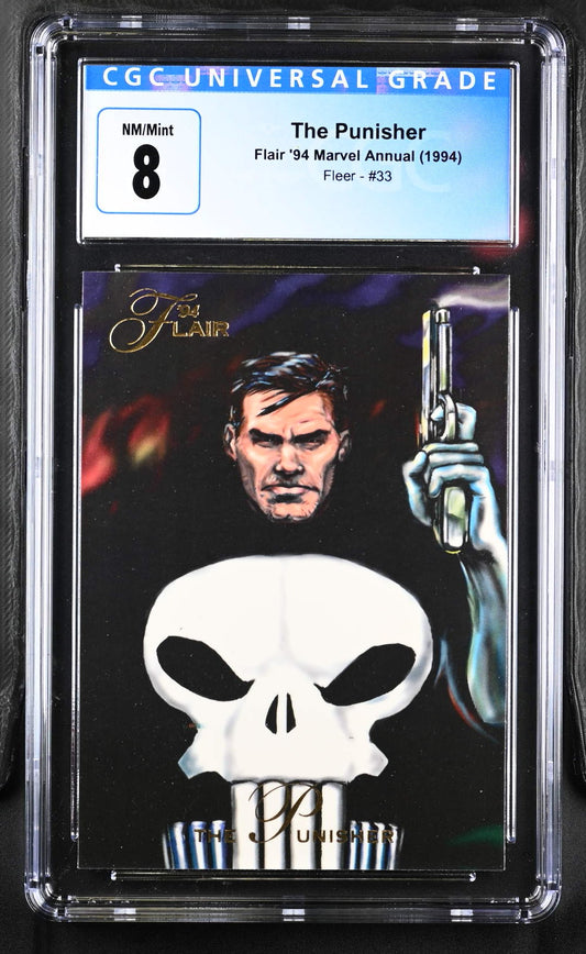 1994 Flair '94 Marvel Annual (1994 Fleer) The Punisher #33 CGC 8