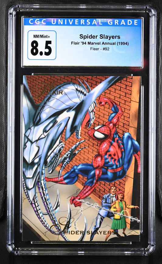 1994 Flair '94 Marvel Annual (1994 Fleer) Spider Slayers #92 CGC 8.5