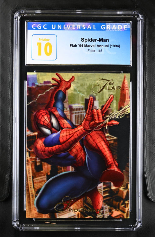 1994 Flair '94 Marvel Annual (1994 Fleer) Spider-Man #5 CGC 10