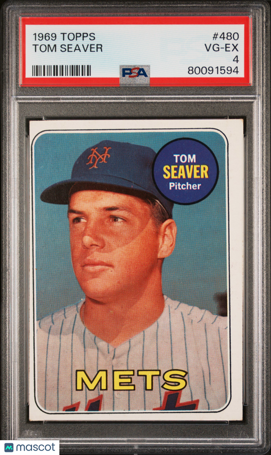 1969 Topps Tom Seaver #480 PSA 4