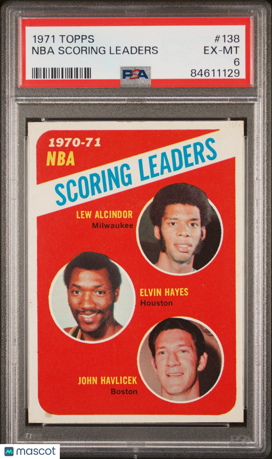 1971 Topps NBA Scoring Leaders #138 PSA 6