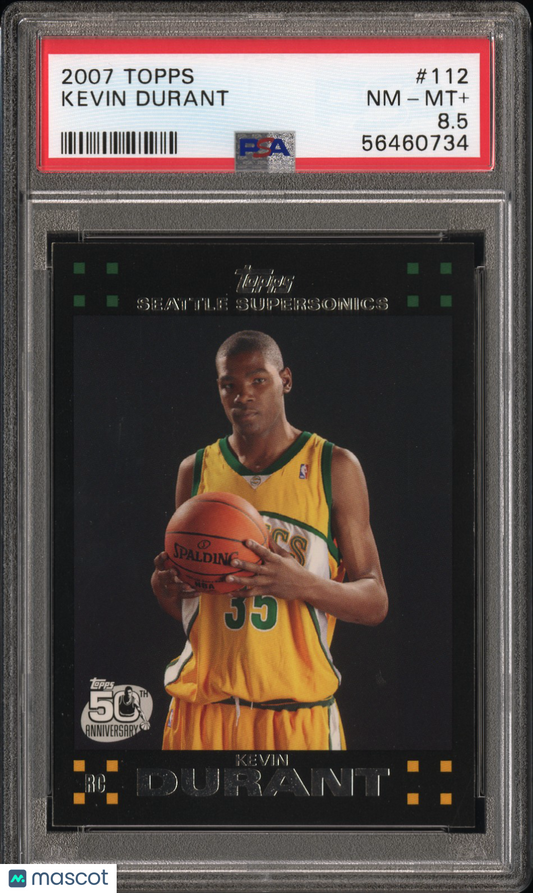 2007 Topps Kevin Durant #112 PSA 8.5