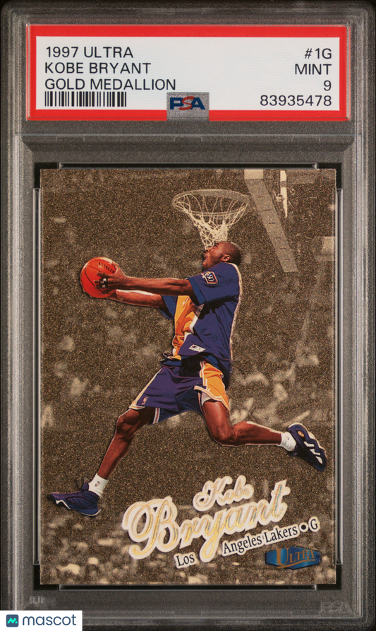 1997 Ultra Kobe Bryant #1G PSA 9