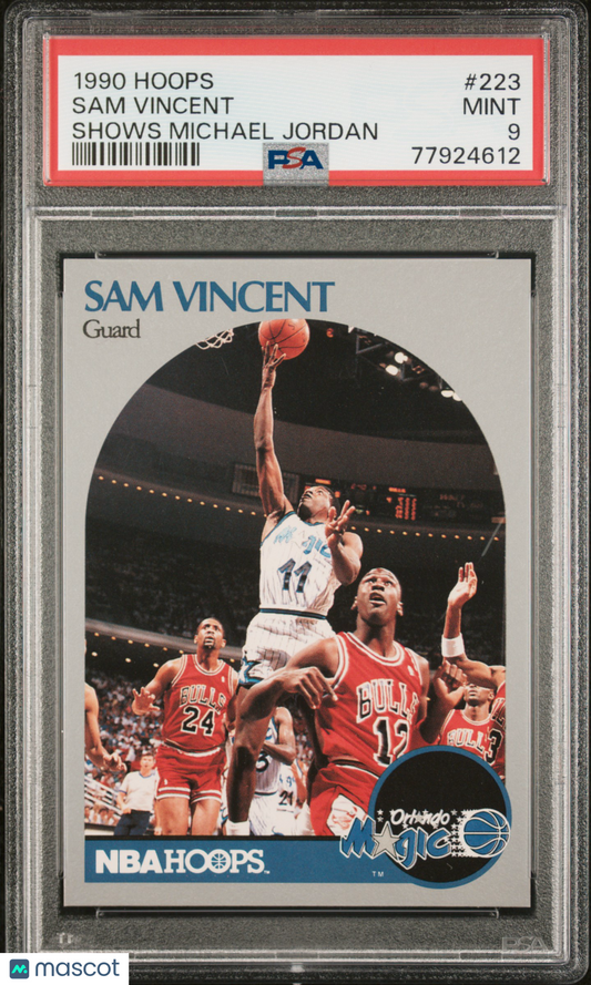 1990 Hoops Sam Vincent #223 PSA 9