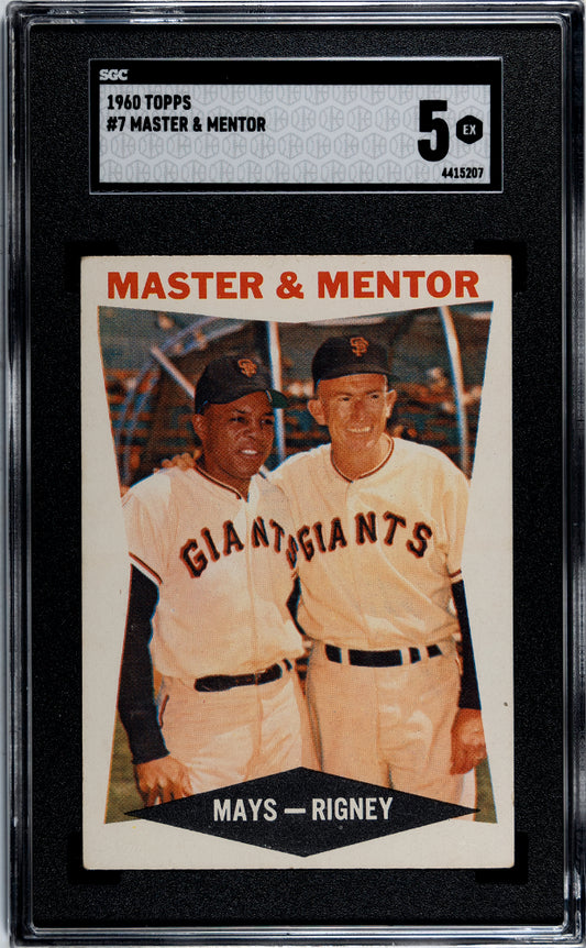 1960 Topps #7 Master & Mentor Sgc 5