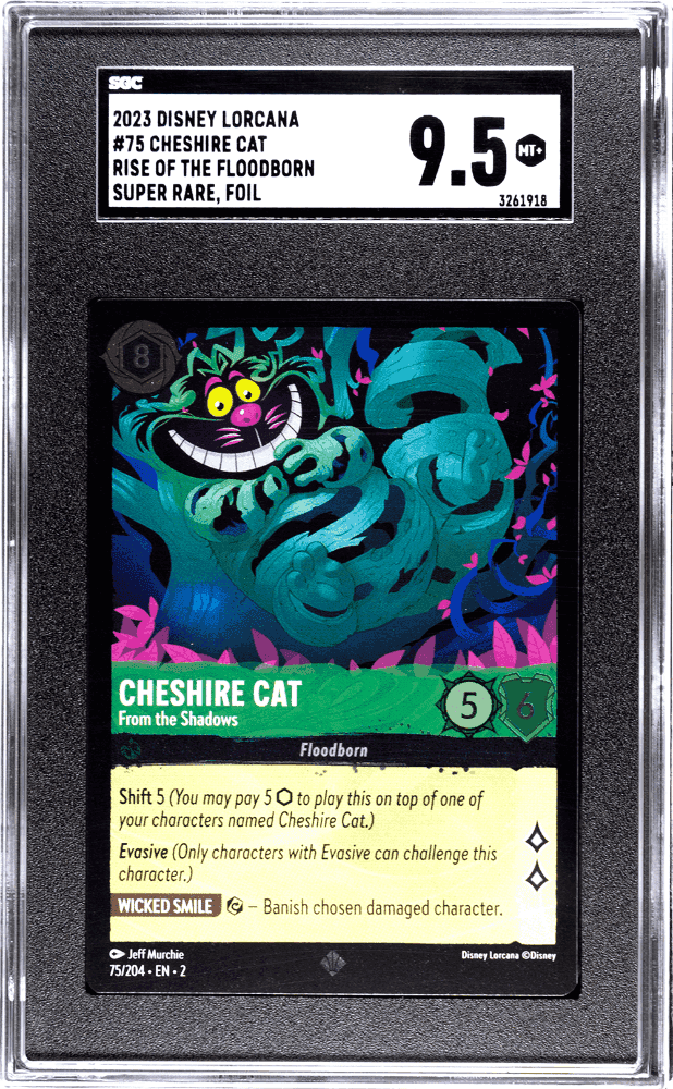 LORCANA カード CHESHIRE CAT #75 2023 DISNEY LORCANA RISE OF THE FLOODBORN