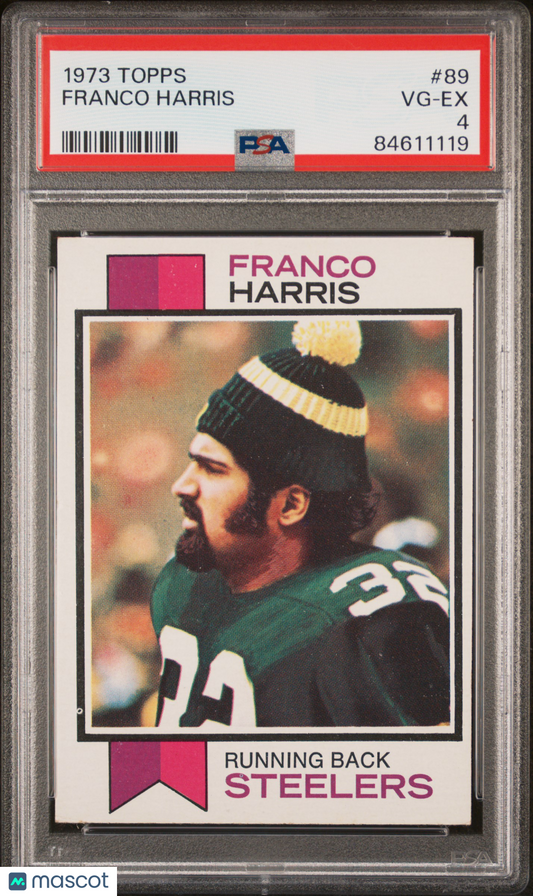 1973 Topps Franco Harris #89 PSA 4