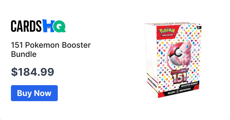 151 Pokemon Booster Bundle | CardsHQ - Shop Sports Cards, Pokemon