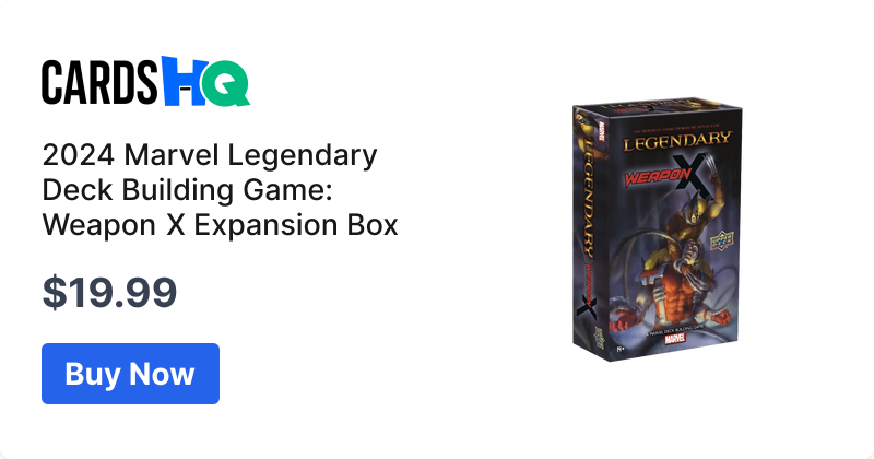 2024 Marvel Legendary Deck Building Game: Weapon X Expansion Box