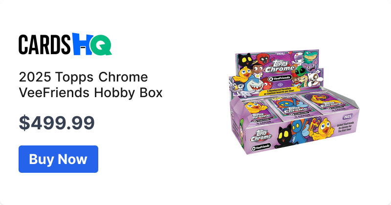 2025 Topps Chrome VeeFriends Hobby Box | CardsHQ - Shop Sports