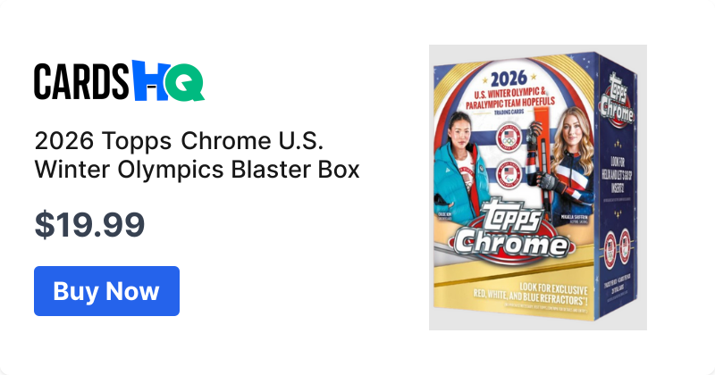 2026 Topps Chrome U.S. Winter Olympics Blaster Box | CardsHQ