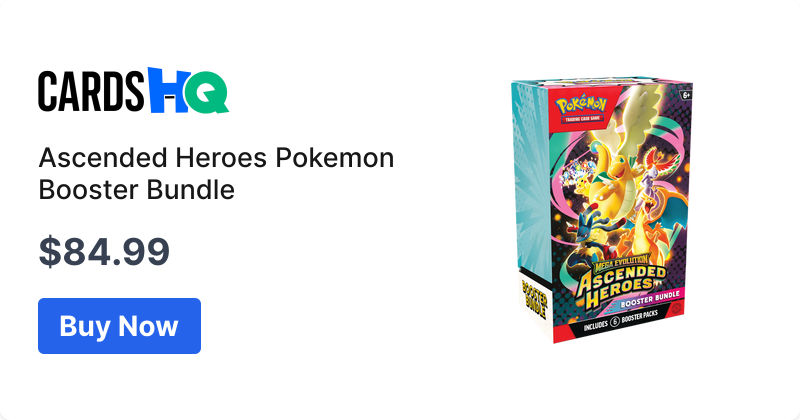 Ascended Heroes Pokemon Booster Bundle | CardsHQ - Shop Sports