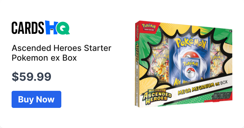 Ascended Heroes Starter Pokemon ex Box | CardsHQ - Shop Sports