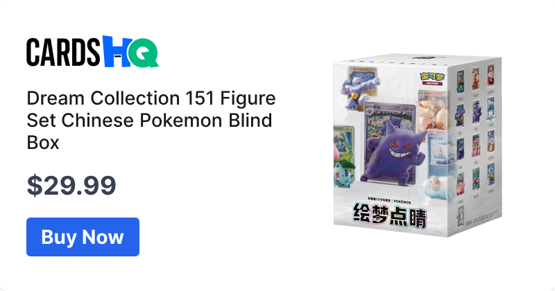 Dream Collection 151 Figure Set Chinese Pokemon Blind Box