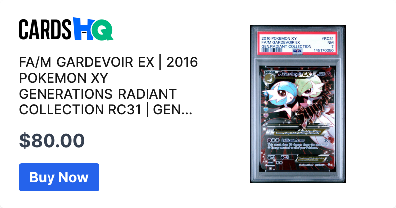 FA/M GARDEVOIR EX | 2016 POKEMON XY GENERATIONS RADIANT COLLECTION