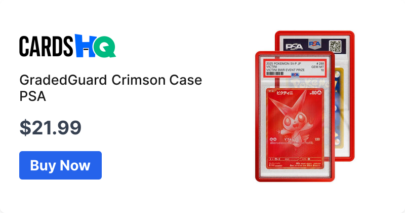 GradedGuard Crimson Case PSA | CardsHQ - Shop Sports Cards