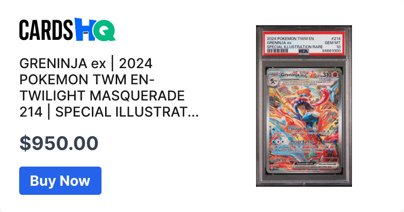 GRENINJA ex | 2024 POKEMON TWM EN-TWILIGHT MASQUERADE 214