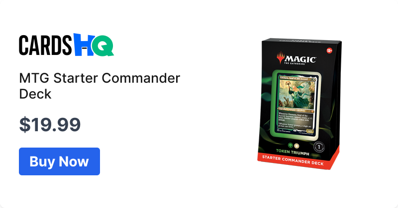MTG Starter Commander Deck | CardsHQ - Shop Sports Cards, Pokemon Cards,  Boxes & Supplies