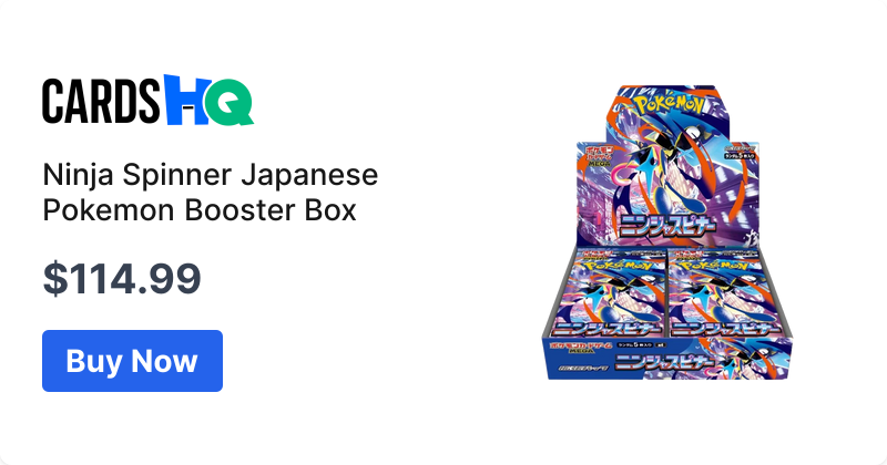 Ninja Spinner Japanese Pokemon Booster Box | CardsHQ - Shop Sports