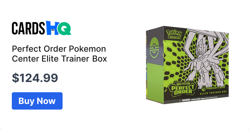 Perfect Order Pokemon Center Elite Trainer Box | CardsHQ - Shop
