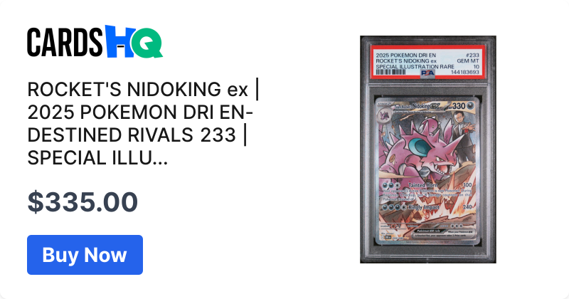 ROCKET'S NIDOKING ex | 2025 POKEMON DRI EN-DESTINED RIVALS 233