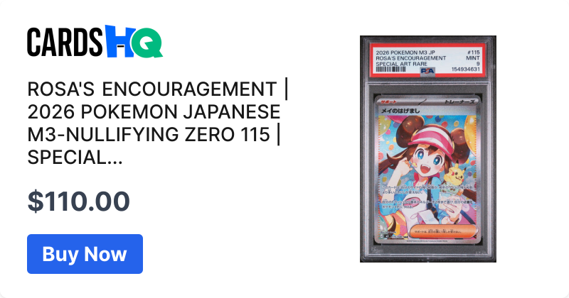 ROSA'S ENCOURAGEMENT | 2026 POKEMON JAPANESE M3-NULLIFYING ZERO