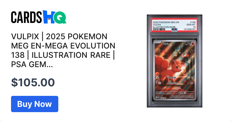 VULPIX | 2025 POKEMON MEG EN-MEGA EVOLUTION 138 | ILLUSTRATION
